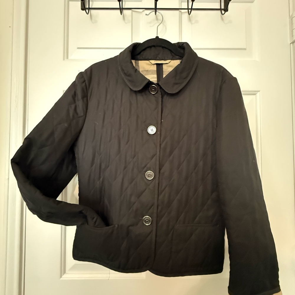 Burberry Women's Black Quilted Jacket